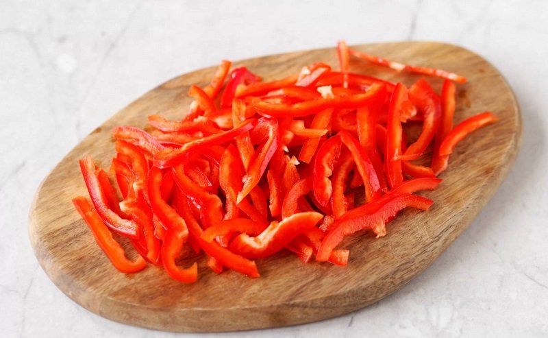 нарезка перца