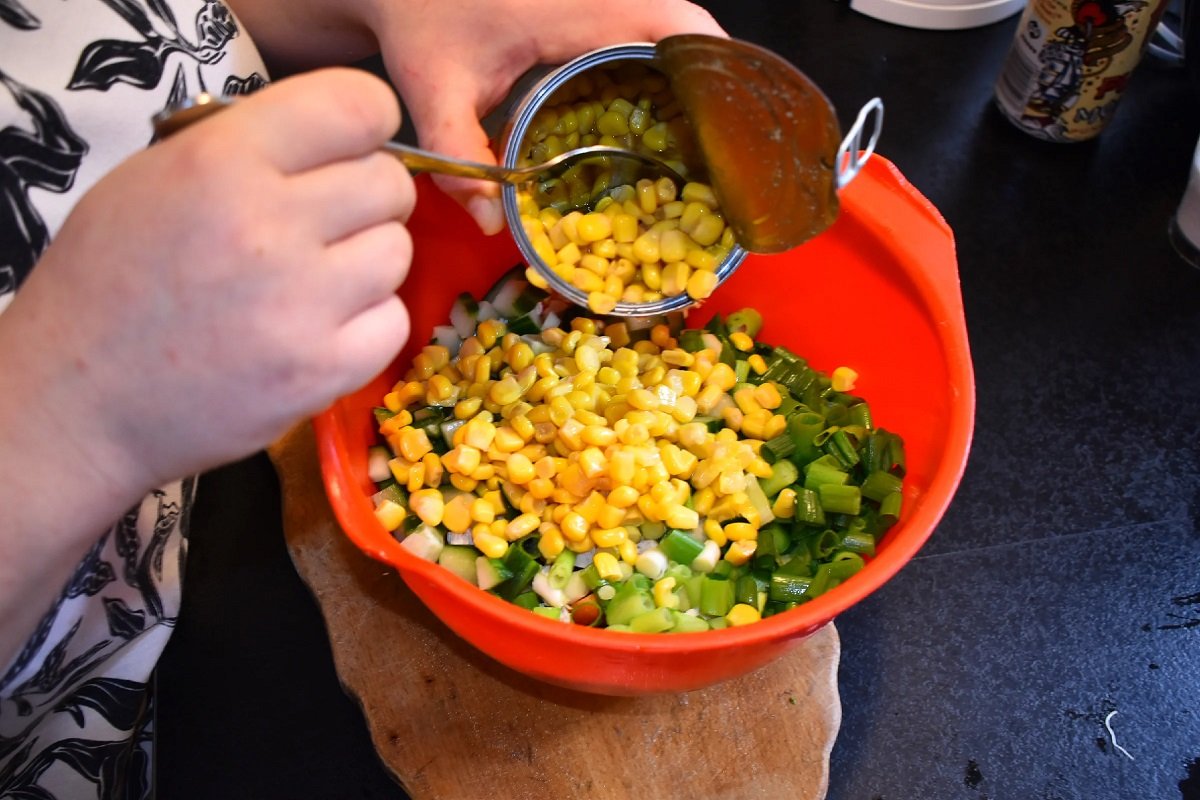 салат с курицей