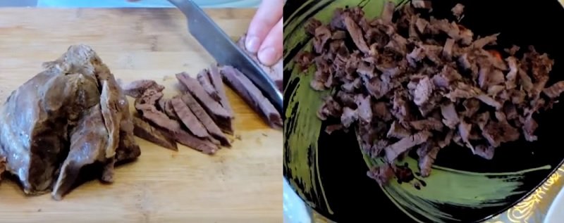 как приготовить салат с говядиной