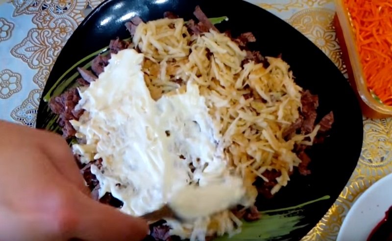 как приготовить салат с говядиной