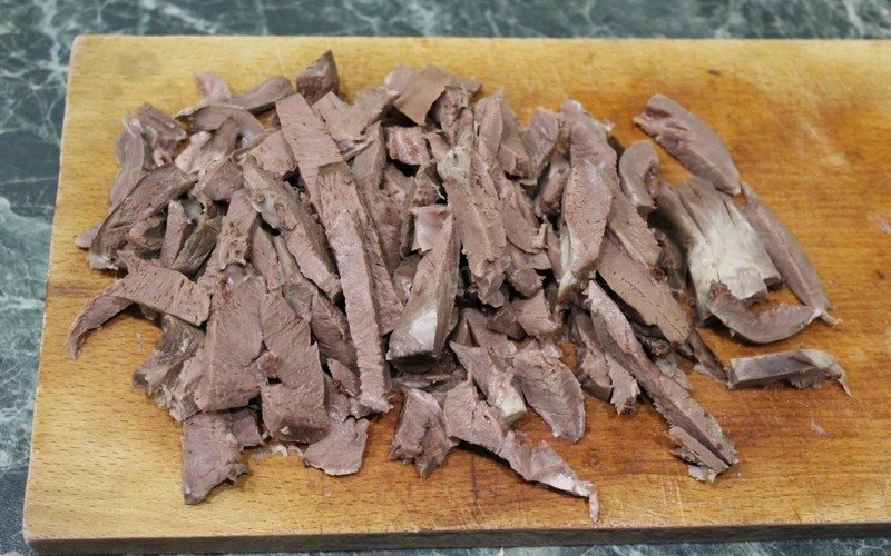 салат с сердцем