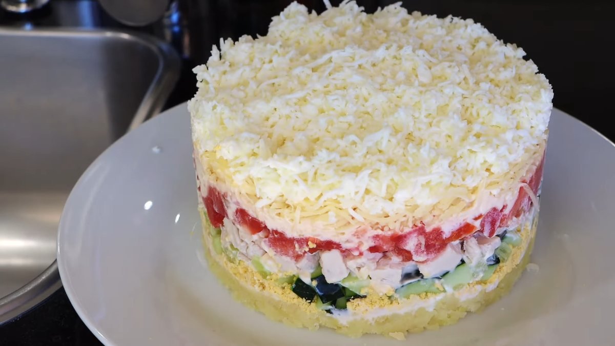 многослойный салат