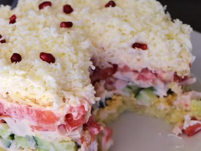 Салат «Курица под снегом»