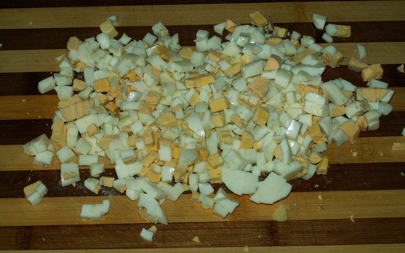 салат с крабовыми палочками