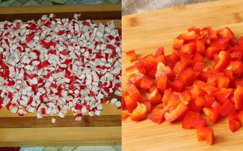 салат из крабовых палочек