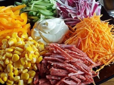 Салат «Огни Парижа»