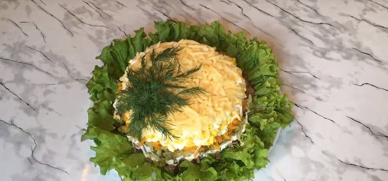 многослойный салат