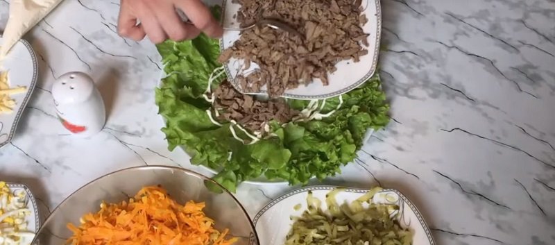 праздничный салат