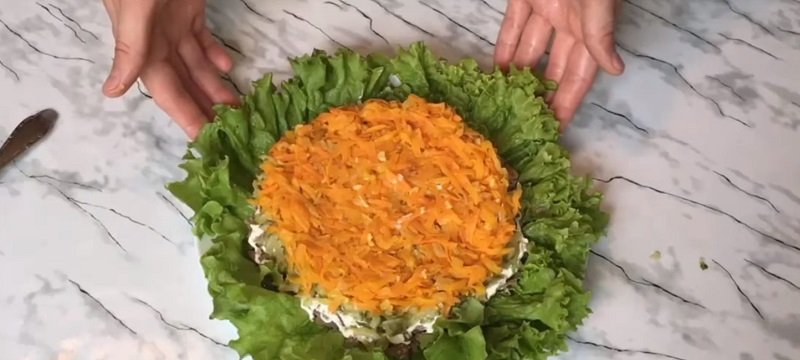 многослойный салат