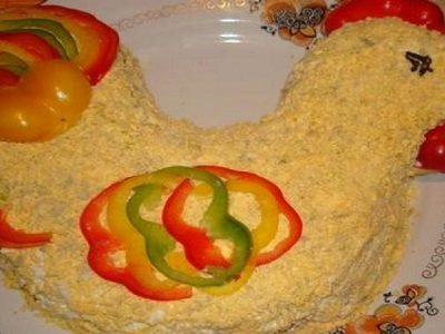 Салат «Петушок»