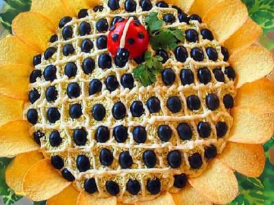 Салат «Подсолнух»