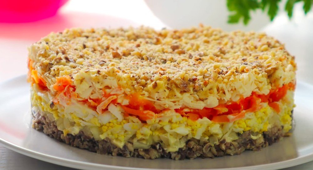 Салат «Полтавский» с сардиной - Со Вкусом