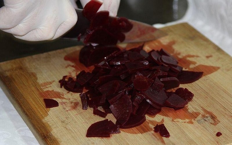 нарезка свеклы
