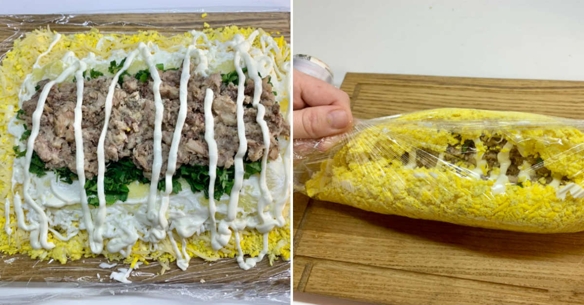 как приготовить мимозу