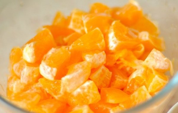 салат с апельсинами