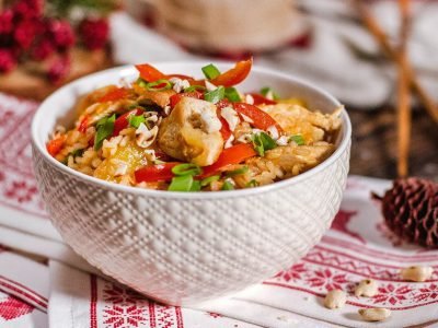 Салат с арахисом