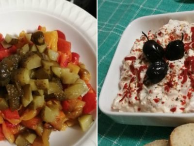 Салат с брынзой «Зимний день»