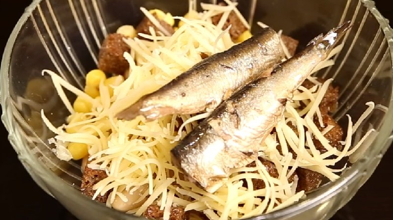 салат с фасолью