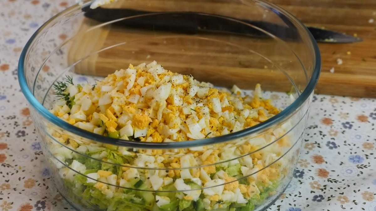 добавление яиц