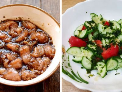 Салат с индейкой