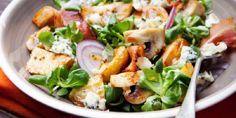 салат с картофелем