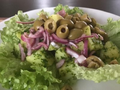 Салат с картофелем