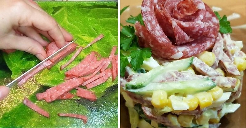 приготовление салата