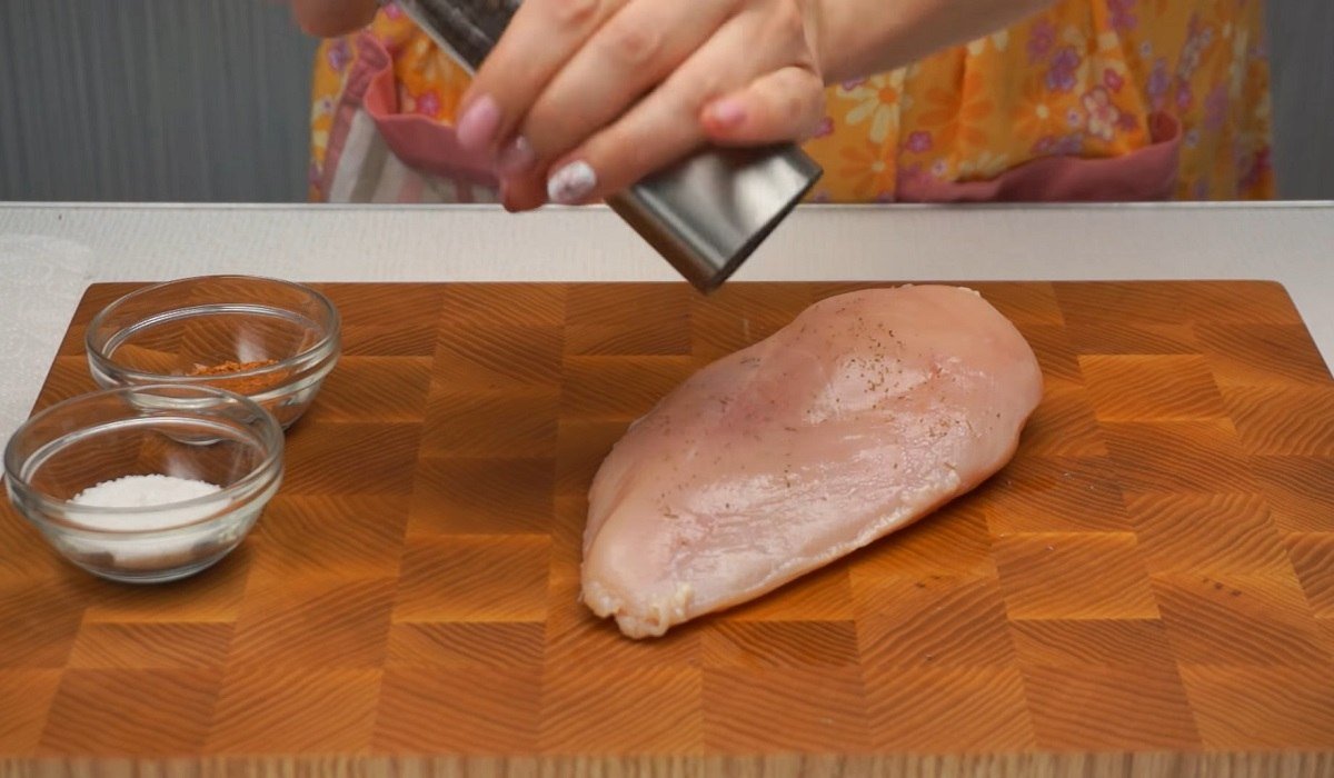 курица с перцем