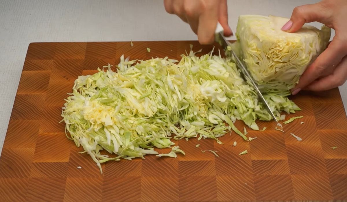 шинкование молодой капусты
