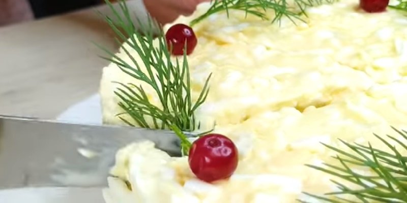 салат с мандаринами рецепт