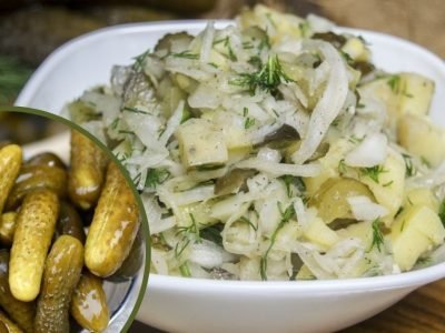Салат с огуречным рассолом «Стрекоза любви»