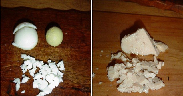 салат с печенью трески