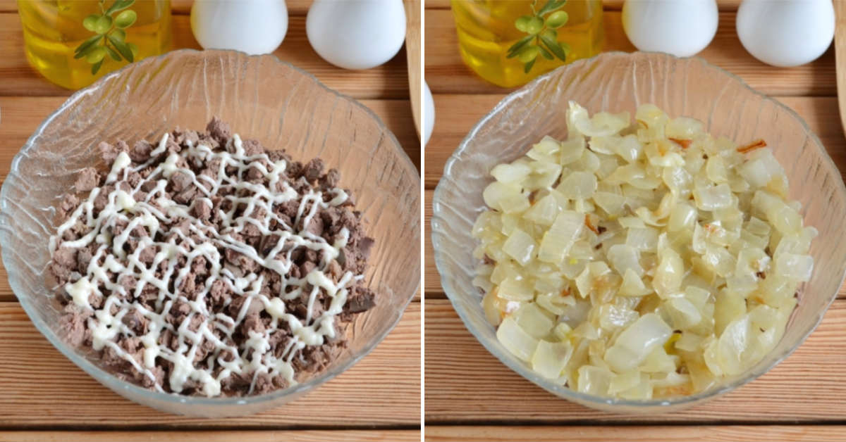 многослойный салат