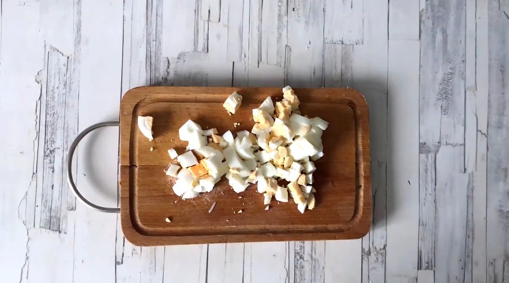 салат с плавленым сыром