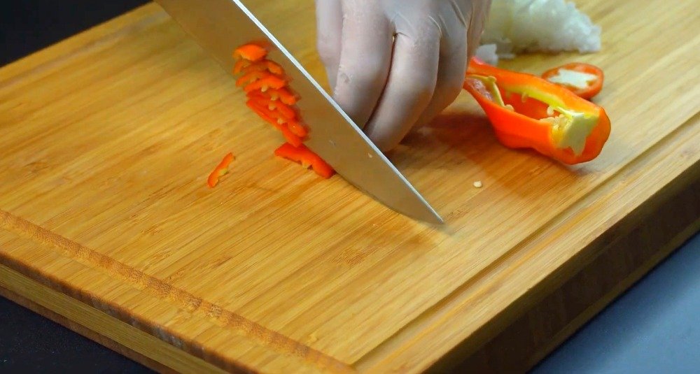 салат с рисом