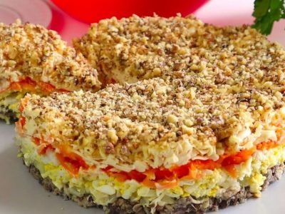 Салат с рыбой «Полтавский»