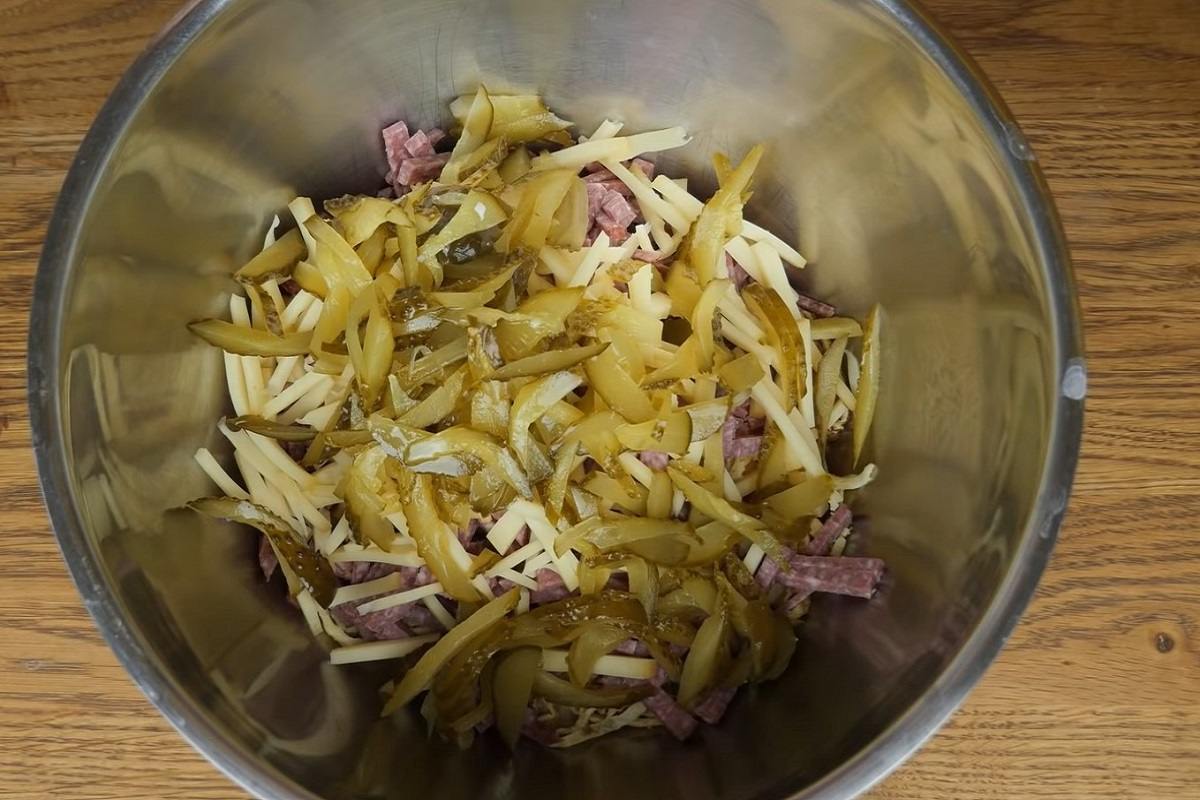 смешивание ингредиентов