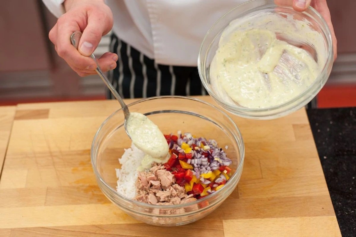 заправка салата