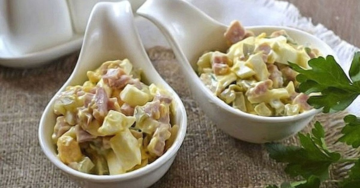 мясной салат