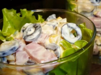 Салат с ветчиной «Пятерочка»