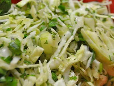 Салат с яблоком и сельдереем