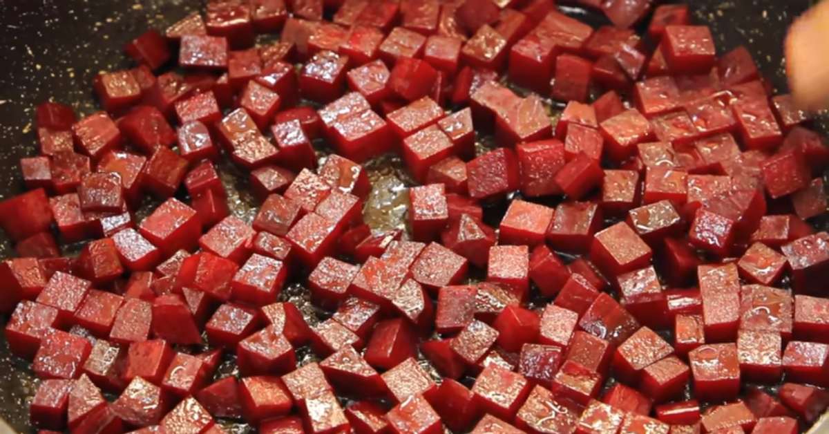 жареная свекла