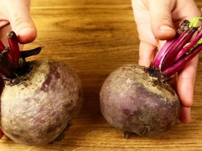 Салат с жареной свеклой