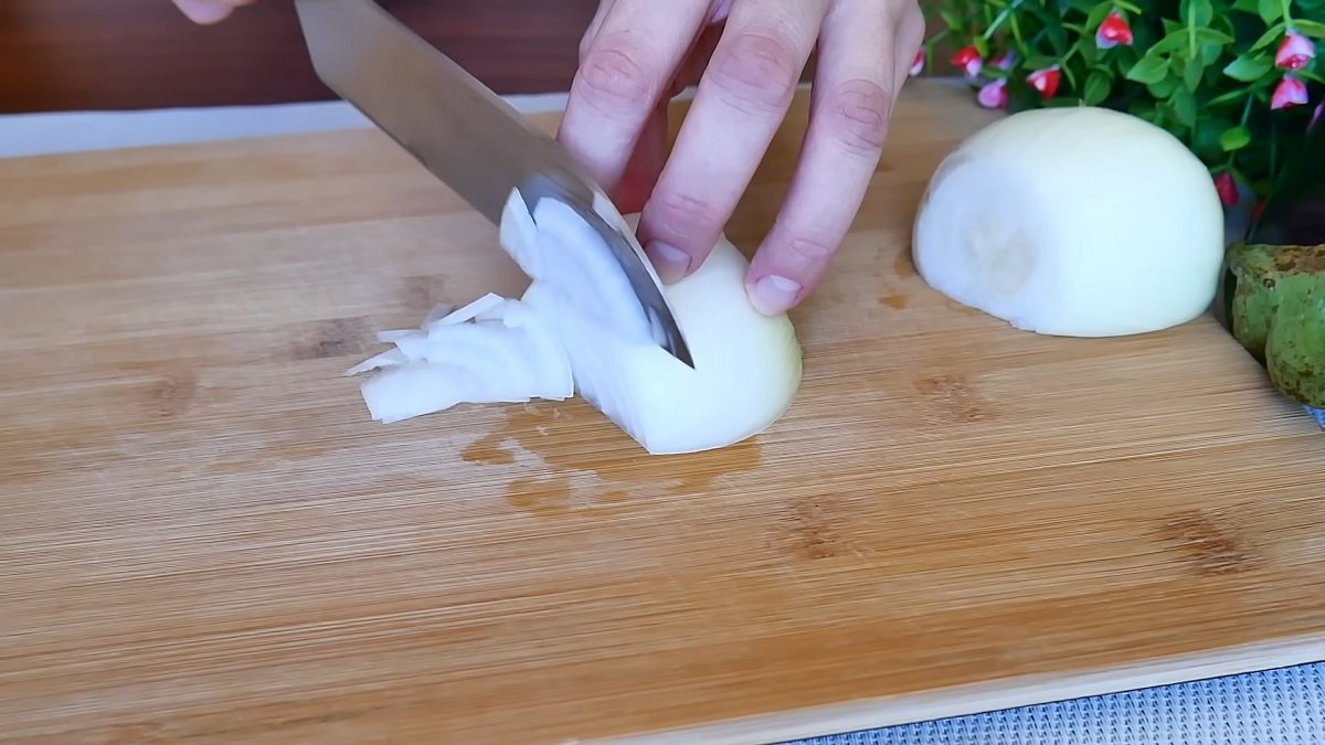 нарезка лука