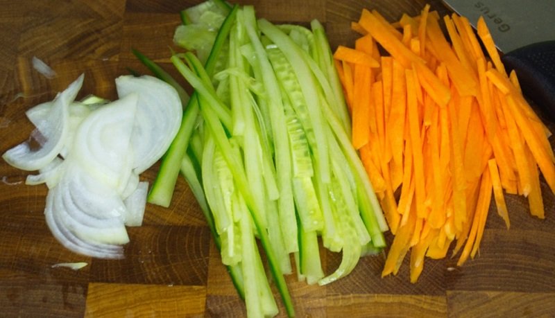 овощи соломкой