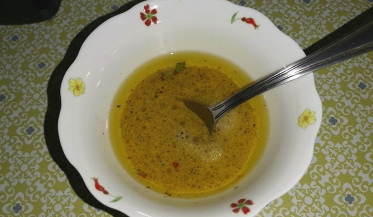заправка на оливковом масле