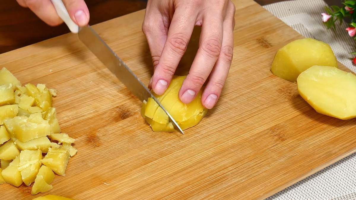 нарезание картофеля