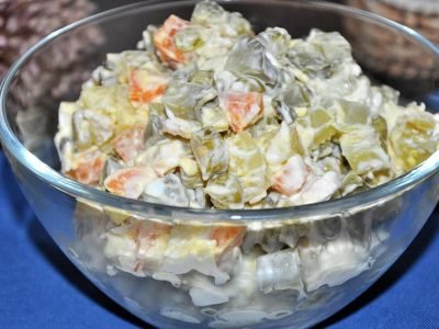 Салат «Столичный» с курицей по советскому рецепту