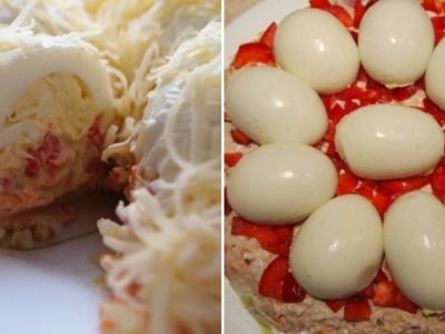 Салат «Сугробы»