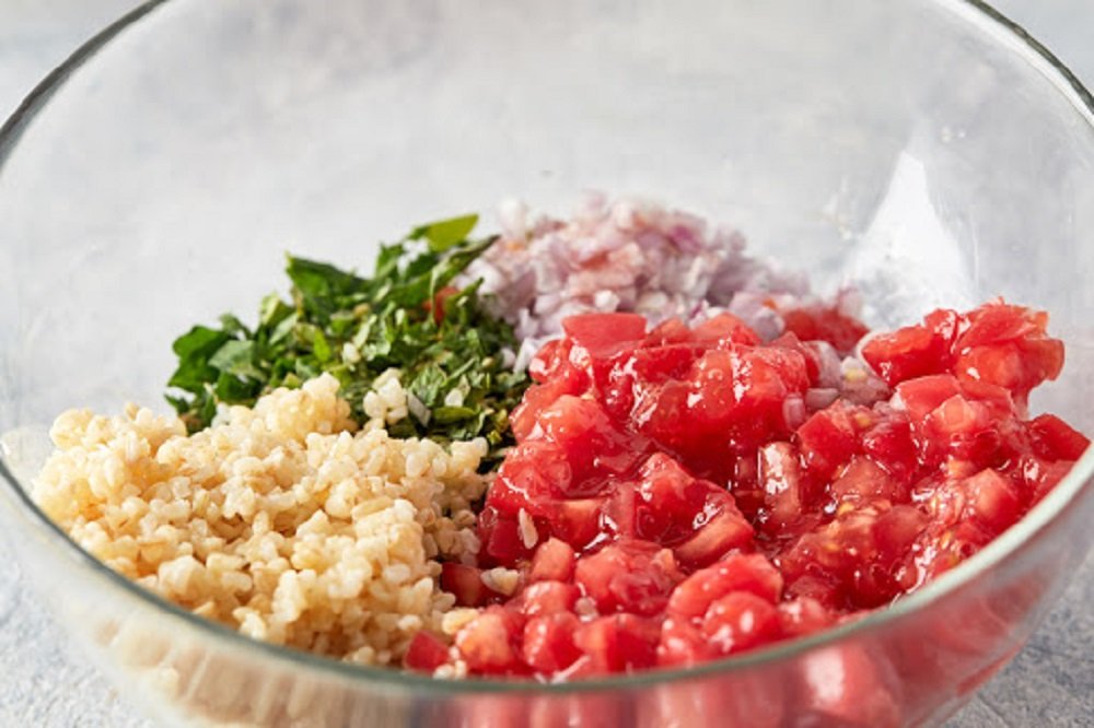 салат с крупой